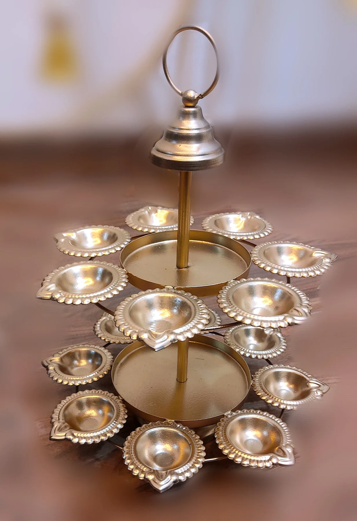Brass Diya Stand